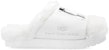 (W) UGG Feng Chen Wang x Slide 'Fesyen Bulu Putih Cozy' 1130071-WHT
