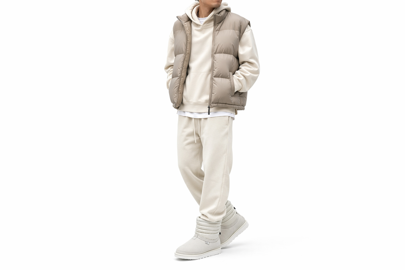 Order UGG x Stampd Tech Tasman 聯名款 保暖舒適雪地靴 霧灰色