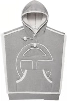 UGG x Telfar Unisex Sideless Hoodie Grey Embossed Print Sleeveless Pullover 1127819-HRGY UGG x Telfar Unisex Sideless Hoodie Grey Embossed Print Sleeveless Pullover 1127819-HRGY