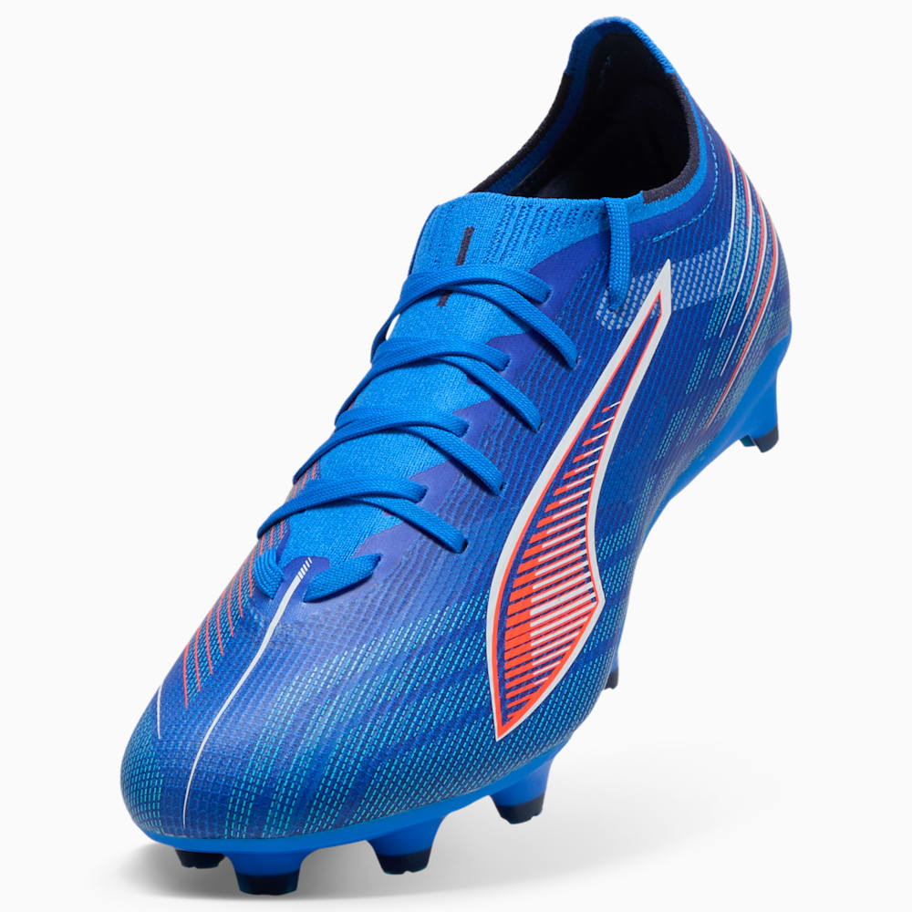 Sizing ウルトラ 6 マッチ FG/AG サッカースパイク ウルトラブルー/プーマホワイト/グロウレッド 108514-01