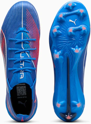 Ultra 6 Ultimate FG Sepatu Bola Biru Ultra/PUMA Putih/Merah Menyala. 108557-01 Shop Ultra 6 Ultimate FG Sepatu Bola Biru Ultra/PUMA Putih/Merah Menyala. 108557-01