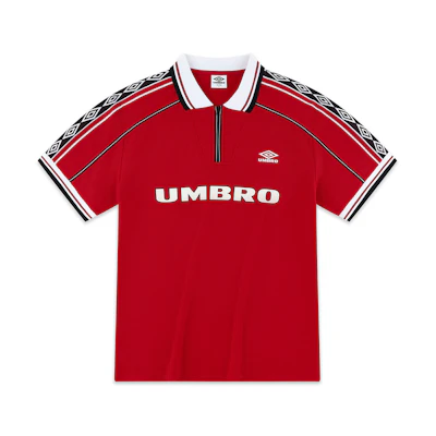 Umbro Manchester United Retro Polo Shirt - Quick-Dry, Breathable Unisex Activewear U2125250267F