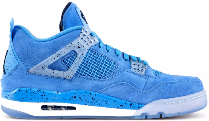 UNC x Jordan Air Jordan 4 Retro 舒適 耐磨 低筒 復古籃球鞋 男款 藍色 Order UNC x Jordan Air Jordan 4 Retro 舒適 耐磨 低筒 復古籃球鞋 男款 藍色