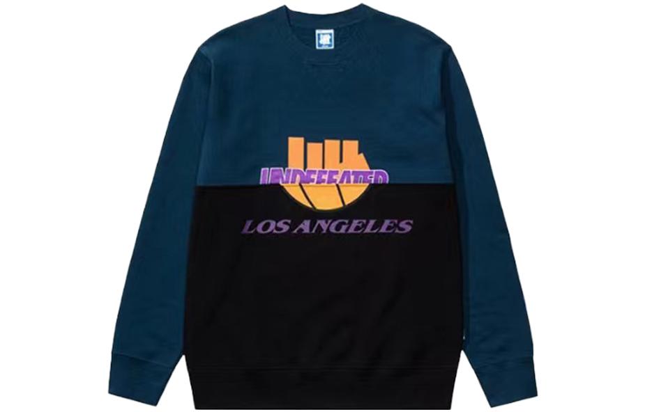 UNDEFEATED 5-Strikes Logo Colorblock Crewneck Sweatshirt Unisex UT14GKR03M