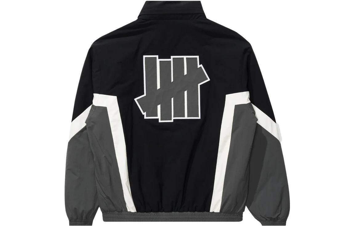 Shop UNDEFEATED 條紋印花拉鍊連帽外套 40113