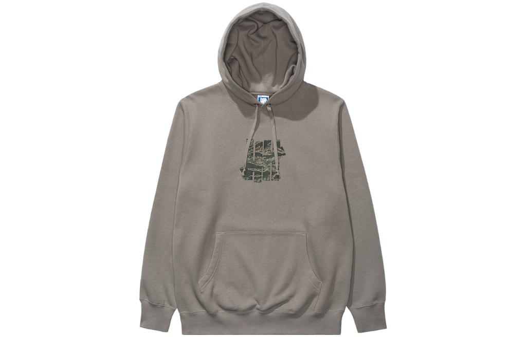 Shop UNDEFEATED 迷彩Logo連帽長袖上衣 男女款 UI33GKH02M