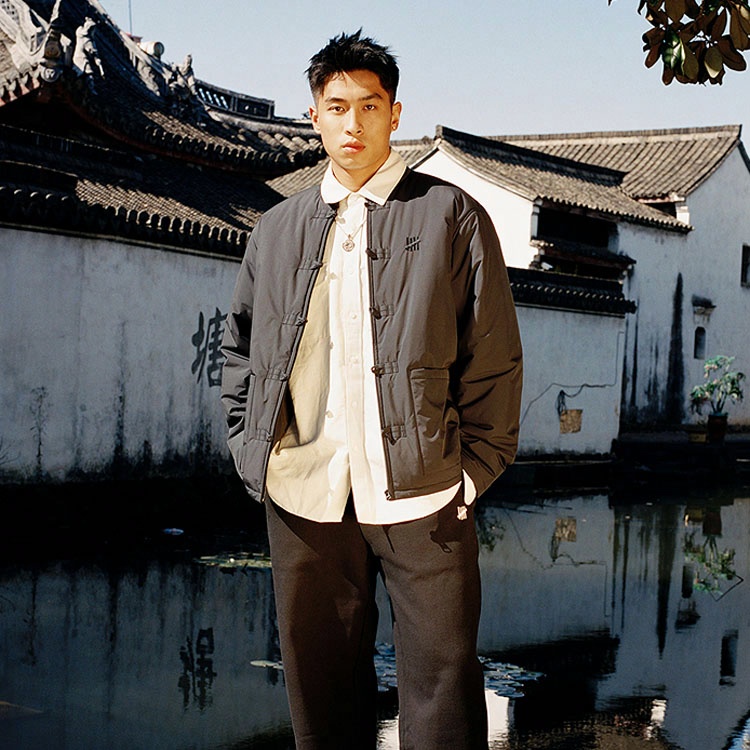 Shop UNDEFEATED CNY Year of the Snake Capsule Chinese New Year Jacket Black Unisex UC44GPJ06M