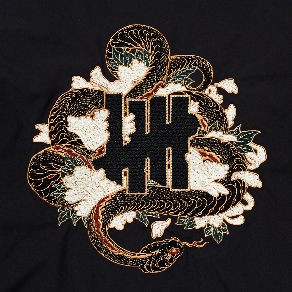 Sizing UNDEFEATED CNY Year of the Snake Capsule Chinese New Year Jacket Black Unisex UC44GPJ06M