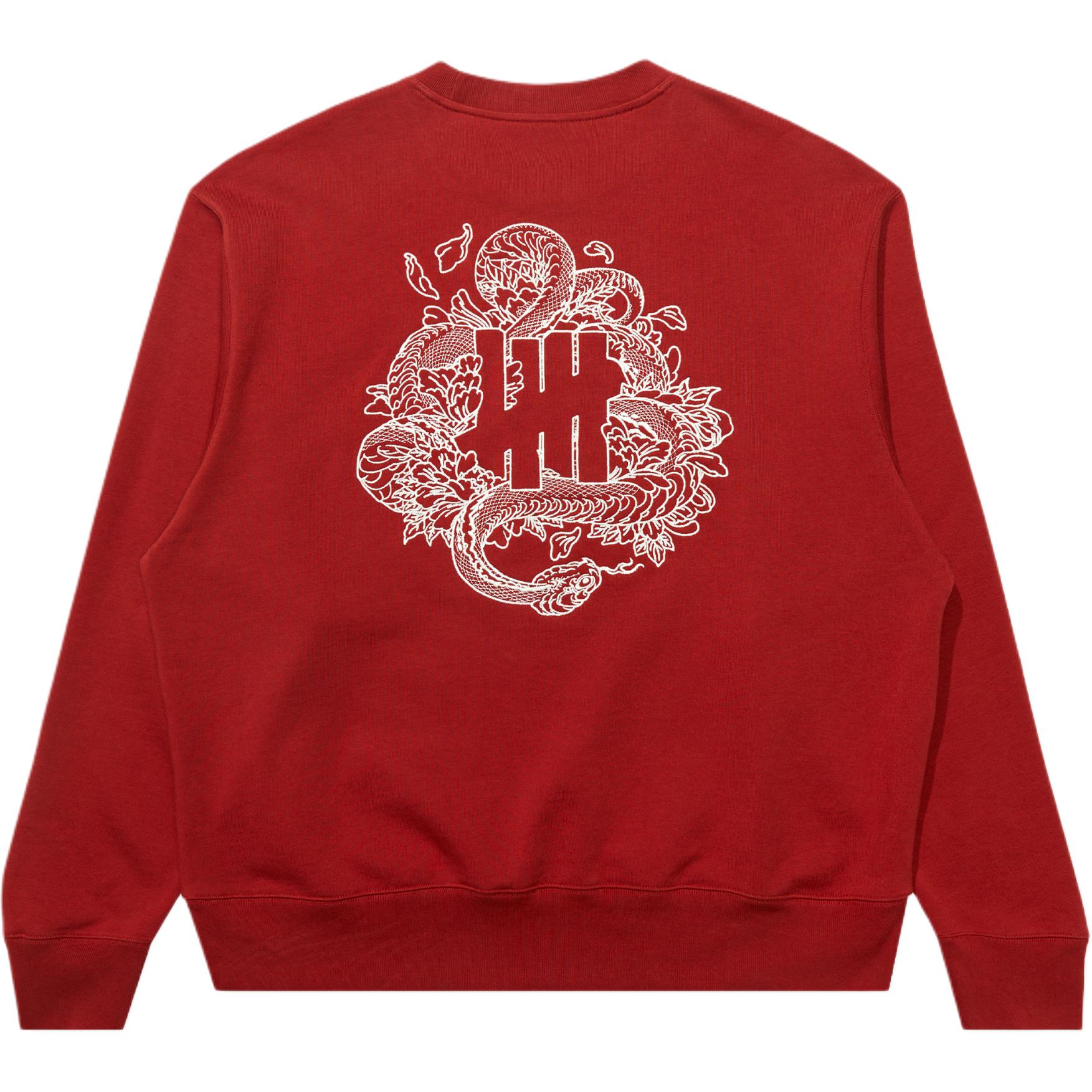 UNDEFEATED CNY Year of the Snake Capsule Crewneck Sweatshirt Unisex Retro Style UC44GKC10M