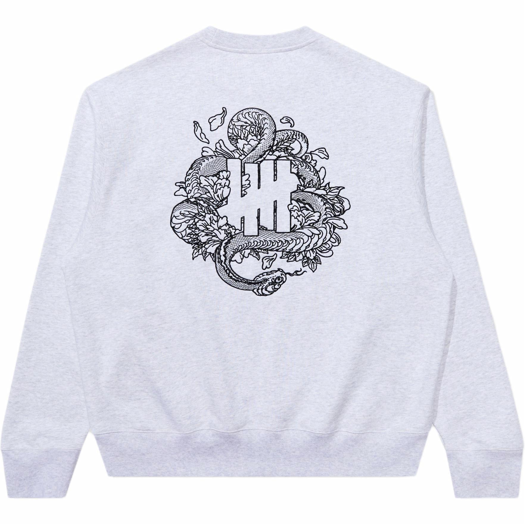 Order UNDEFEATED CNY Year of the Snake Capsule Crewneck Sweatshirt Unisex Retro Style UC44GKC10M