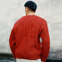 Purchase UNDEFEATED 蛇年限定Logo圓領毛衣 男女款 UC44GKRO4M-RD