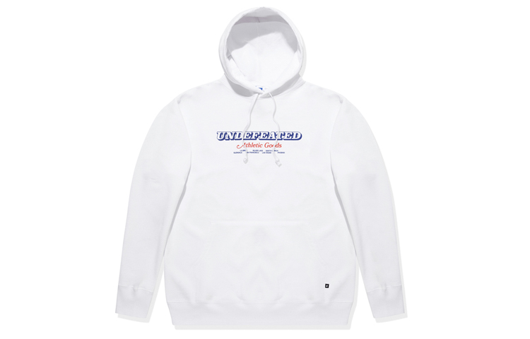 UNDFTD Colorblock Letter Pullover Fleece Hoodie - UT04GKH02M