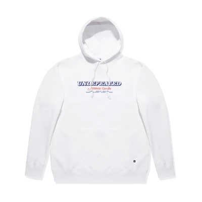 UNDFTD Colorblock Letter Pullover Fleece Hoodie - UT04GKH02M