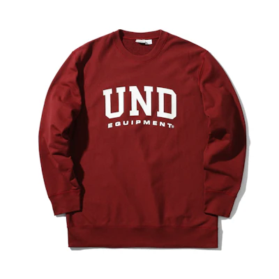 UNDFTD Colorblock Logo Print Pullover Crewneck Sweatshirt Unisex Casual UNDSW20017MDB