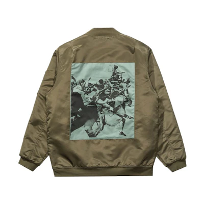 UNDFTD Five-Strike Graphic Long Sleeve Jacket Unisex Couple Style 40046-1