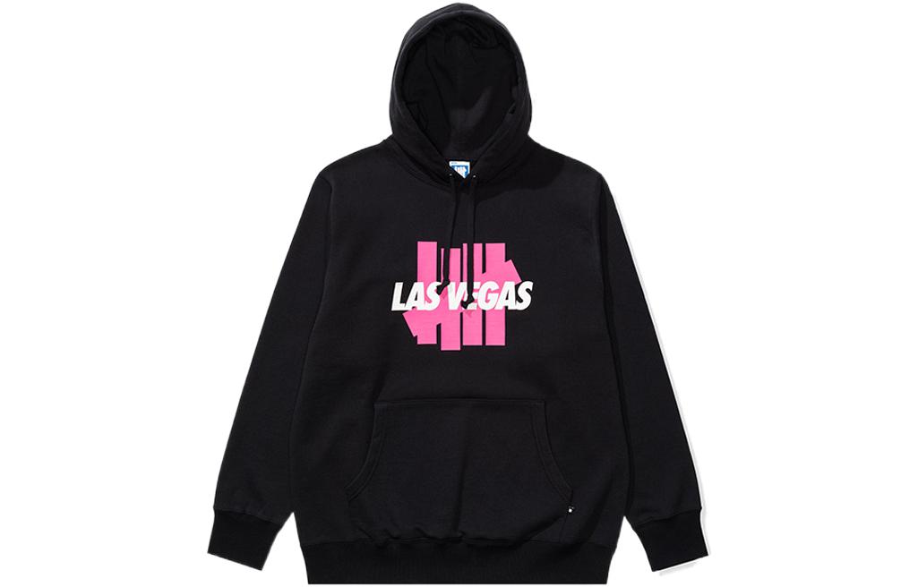 UNDFTD Five-Strike Logo Hoodie Black Unisex Casual Sweatshirt UI23GKH16M