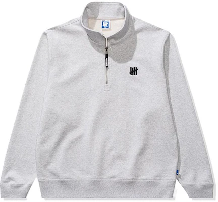 UNDEFEATED 五线刺绣半拉链卫衣 黑色 男女同款情侣款 UC31GKR01M Purchase UNDEFEATED 五线刺绣半拉链卫衣 黑色 男女同款情侣款 UC31GKR01M