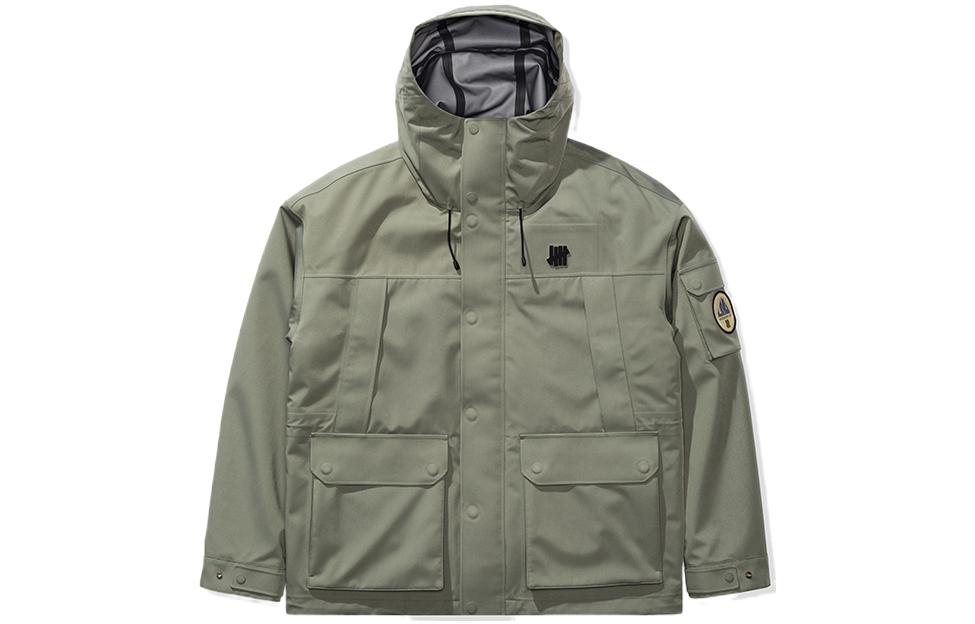 UNDEFEATED Five-Stripes Solid Badge Hooded 3-in-1 Jacket Unisex Couple Style UC2HGWJ01M