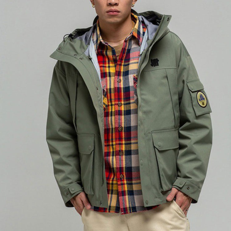 Sizing UNDEFEATED 五條杠連帽3合1男女情侶款外套 UC2HGWJ01M