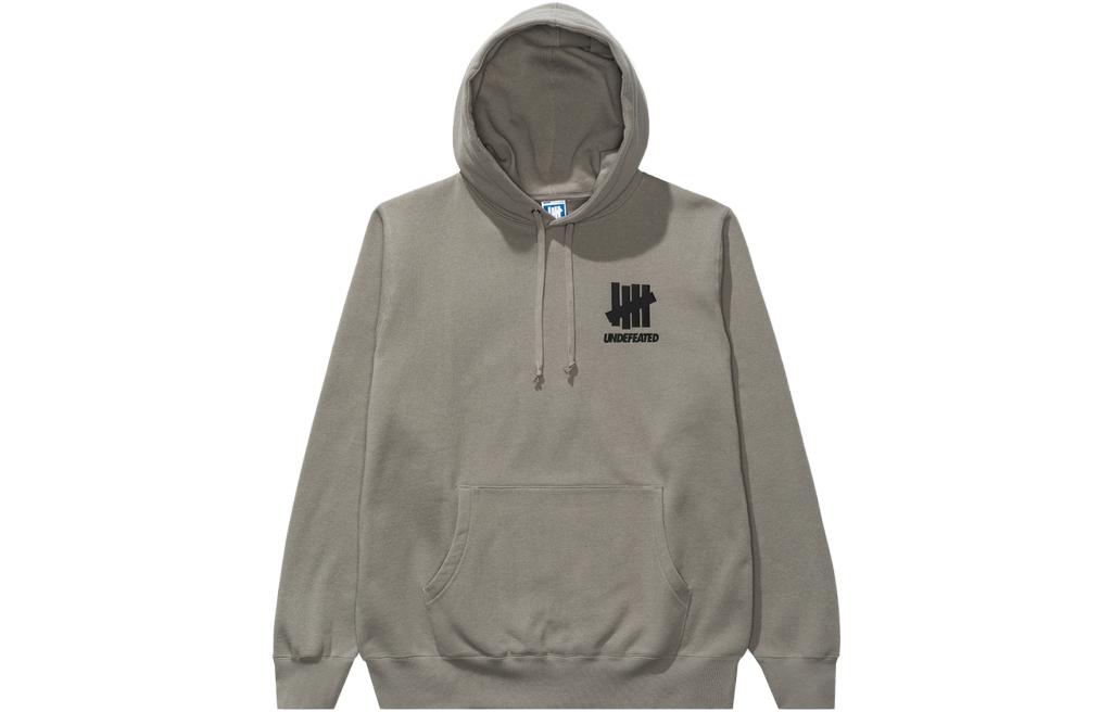 UNDEFEATED Five Strikes Logo Classic Hoodie Unisex Casual Pullover UI33GKH01M