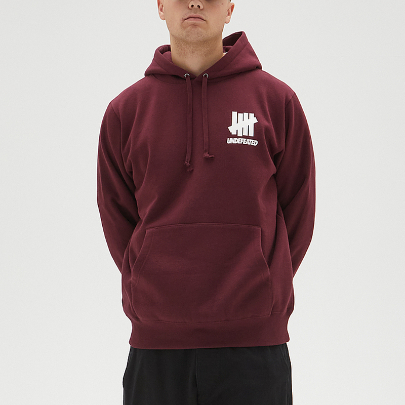 Details for UNDEFEATED 五線經典標誌連帽衛衣 男女款休閒套頭衫 UI33GKH01M
