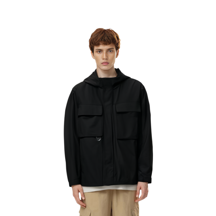 Shop UNDEFEATED五线实用口袋连帽夹克男女通用。 UC34GWJ09M