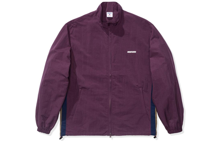 UNDFTD FW19 Maroon Windbreaker Jacket Side Panel Loose Fit Unisex 40025-SAKE-RED