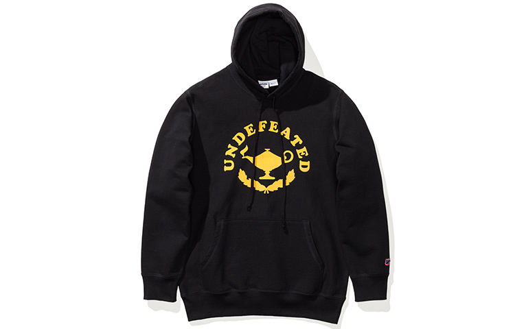 UNDFTD FW22 Letter Knit Pullover Hoodie Unisex Black UT84GKH01M-BK