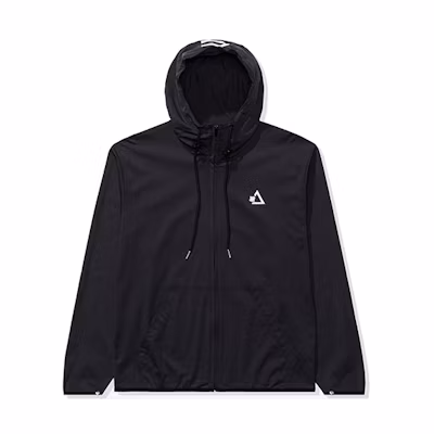 UNDFTD FW22 Logo Print Pullover Jacket Black Unisex Long Sleeve UI23GWJ07M