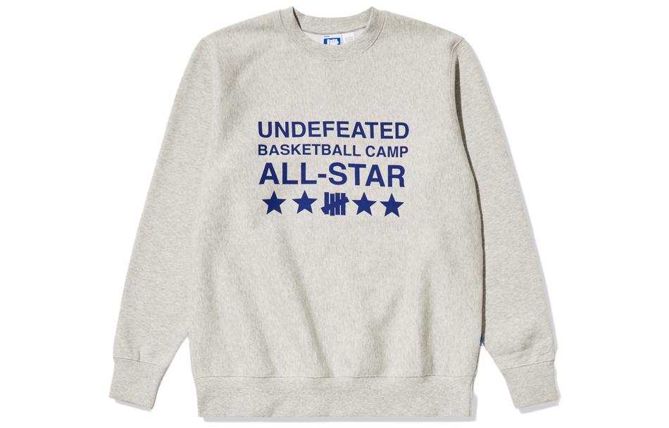 UNDEFEATED FW23 5-Strikes Basketball Pullover Crewneck Sweatshirt Unisex UI34GKR01M