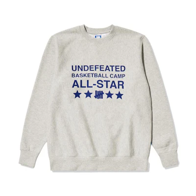 UNDFTD FW23 5-Strikes Basketball Pullover Crewneck Sweatshirt Unisex UI34GKR01M
