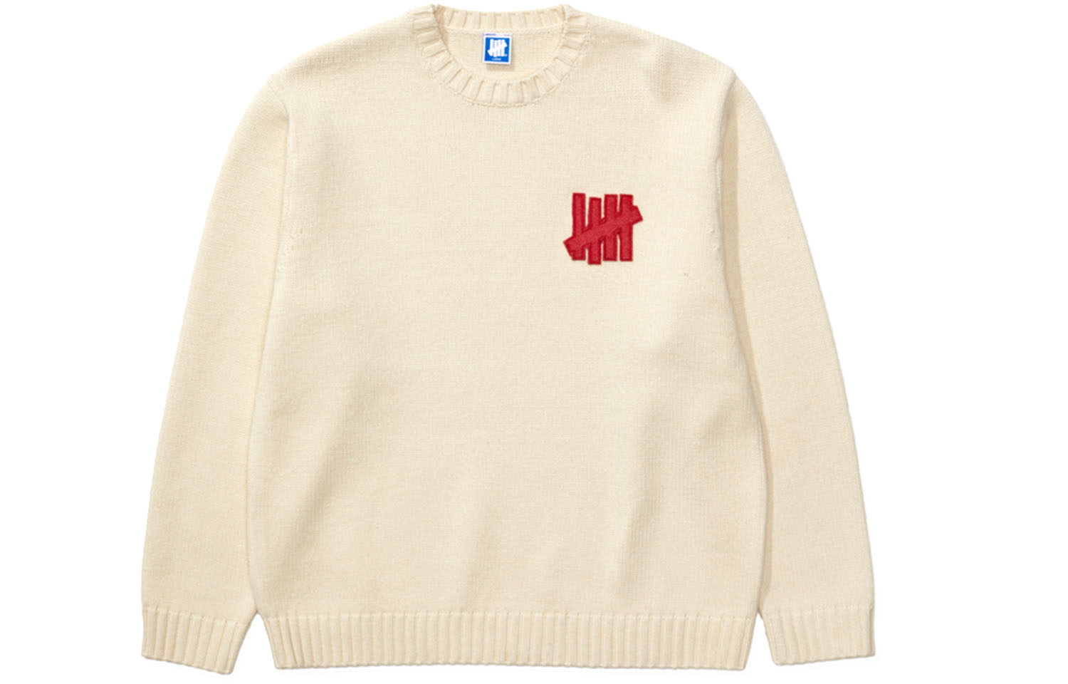 Shop UNDEFEATED FW23 5-Strikes宽松版男女同款套头毛衣. UC34GKR07M