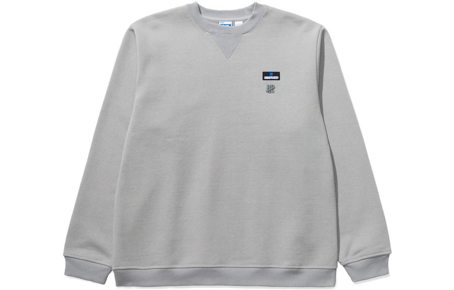 Shop UNDEFEATED FW23 五条纹刺绣标志男女同款圆领卫衣 UI34GKR02M