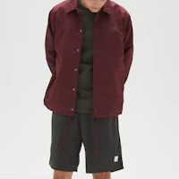 Shop UNDEFEATED FW23 五線標誌抽繩教練外套 中性款 UI33GWJ01M