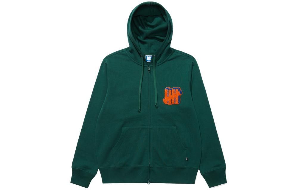 Order UNDEFEATED FW23 幾何條紋拉鍊連帽外套 男女皆宜休閒版型 UC34GKH06M