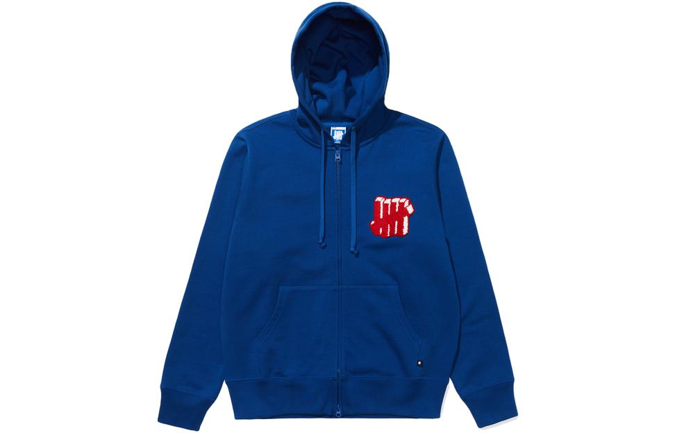 Details for UNDEFEATED FW23 幾何條紋拉鍊連帽外套 男女皆宜休閒版型 UC34GKH06M