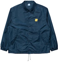 UNDEFEATED FW23 Navy Colorblock Stripe Logo Coach Jacket Unisex. UC33GWJ05M UNDEFEATED FW23 Navy Colorblock Stripe Logo Coach Jacket Unisex. UC33GWJ05M