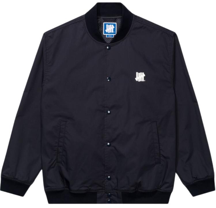 undefeated-fw-24-5-strikes-button-up-shiny-bomber-jacket-unisex-ui-43-gwj-01-m