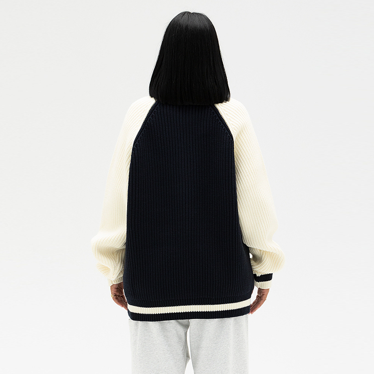 Purchase UNDEFEATED FW24 5-Strikes Logo Baseball Jacket Knit Sweater Unisex. UC43GCG01M