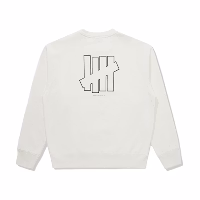UNDFTD FW24 5-Strikes Loose Fit Logo Crewneck Sweatshirt Unisex UE43GKC01M