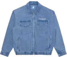 UNDEFEATED FW24 Five Stripes Logo Denim Work Jacket Unisex Long Sleeve UC43GWJ03M UNDEFEATED FW24 Five Stripes Logo Denim Work Jacket Unisex Long Sleeve UC43GWJ03M