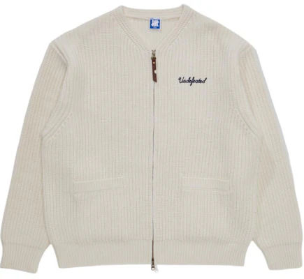 Chaqueta de Punto con Cierre UNDEFEATED FW24 Holiday Series Logo Bordado Unisex. UC44GCG01M Order Chaqueta de Punto con Cierre UNDEFEATED FW24 Holiday Series Logo Bordado Unisex. UC44GCG01M