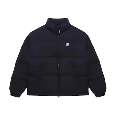UNDFTD FW24 Solid Color Stripe Down Jacket Zip-Up Unisex UE43GDJ01M