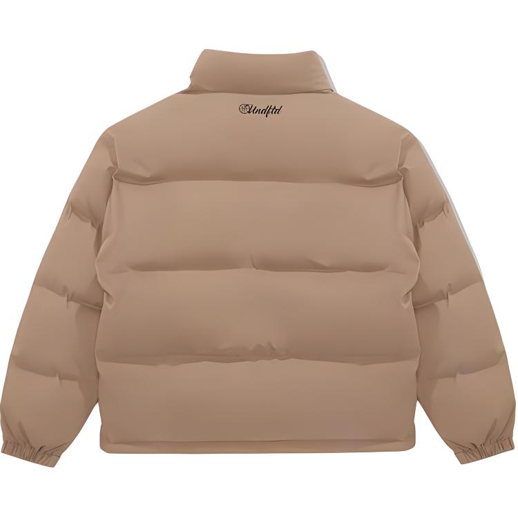 Sizing UNDEFEATED FW24 無地カラー ストライプ ダウンジャケット ジップアップ ユニセックス UE43GDJ01M