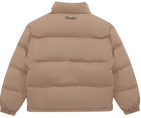 UNDEFEATED FW24 無地カラー ストライプ ダウンジャケット ジップアップ ユニセックス UE43GDJ01M Sizing UNDEFEATED FW24 無地カラー ストライプ ダウンジャケット ジップアップ ユニセックス UE43GDJ01M