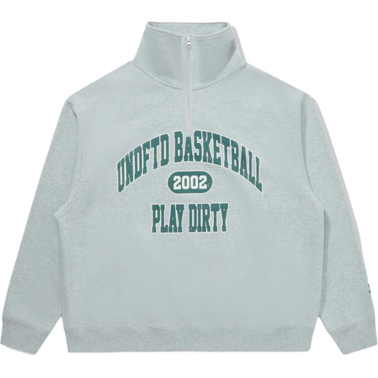 UNDEFEATED FW24 Striped Half-Zip Lettering Long Sleeve Sweatshirt Unisex UE43GKC03M