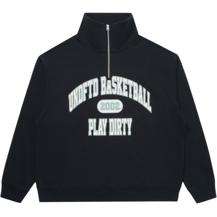 Cheap UNDEFEATED FW24 条纹半拉链字母长袖卫衣 男女同款 UE43GKC03M