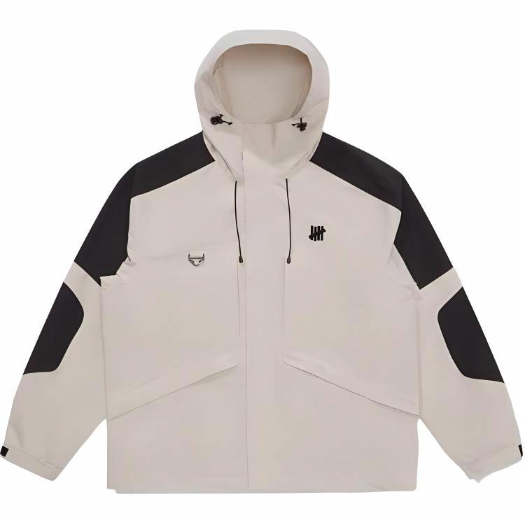 Cheap UNDEFEATED FW24 Water-Resistant 5-Stripes Colorblock Hoodie Jacket Unisex UC43GWJ04M