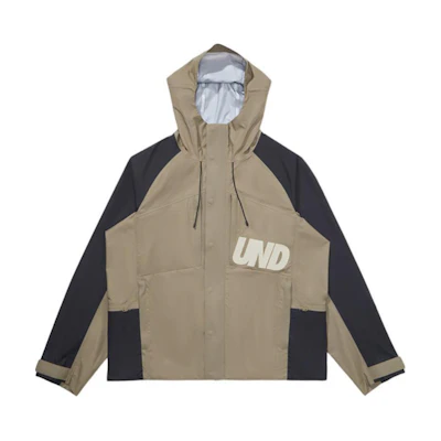 UNDFTD FW24 Water-Resistant Utility Hoodie Jacket with 5-Stripes Unisex. UC43GWJ01M