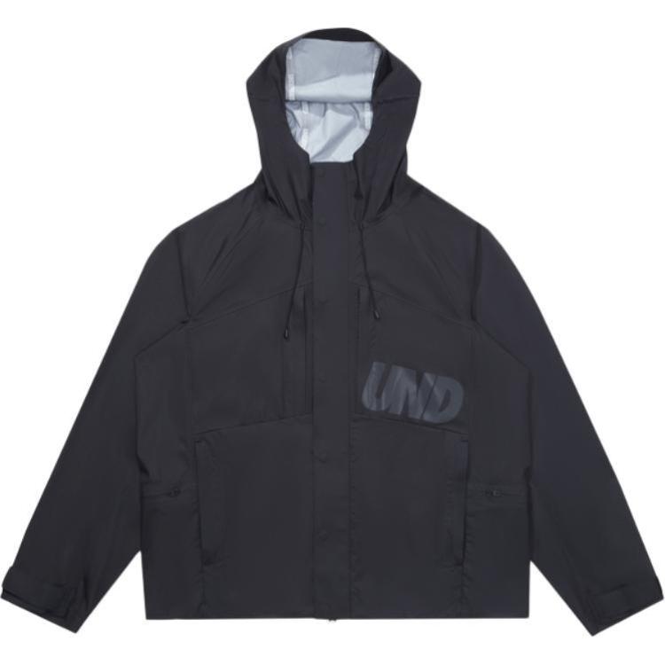 Sizing UNDEFEATED FW24 Water-Resistant Utility Hoodie Jacket with 5-Stripes Unisex. UC43GWJ01M